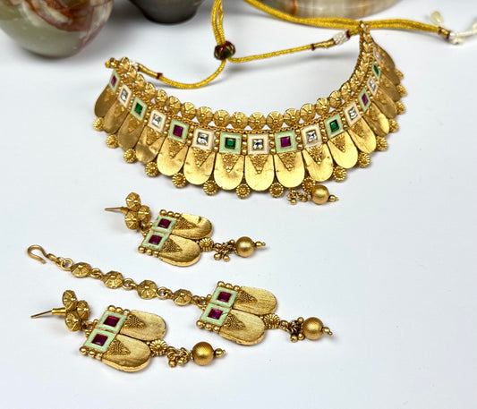 Rajwadi Choker set