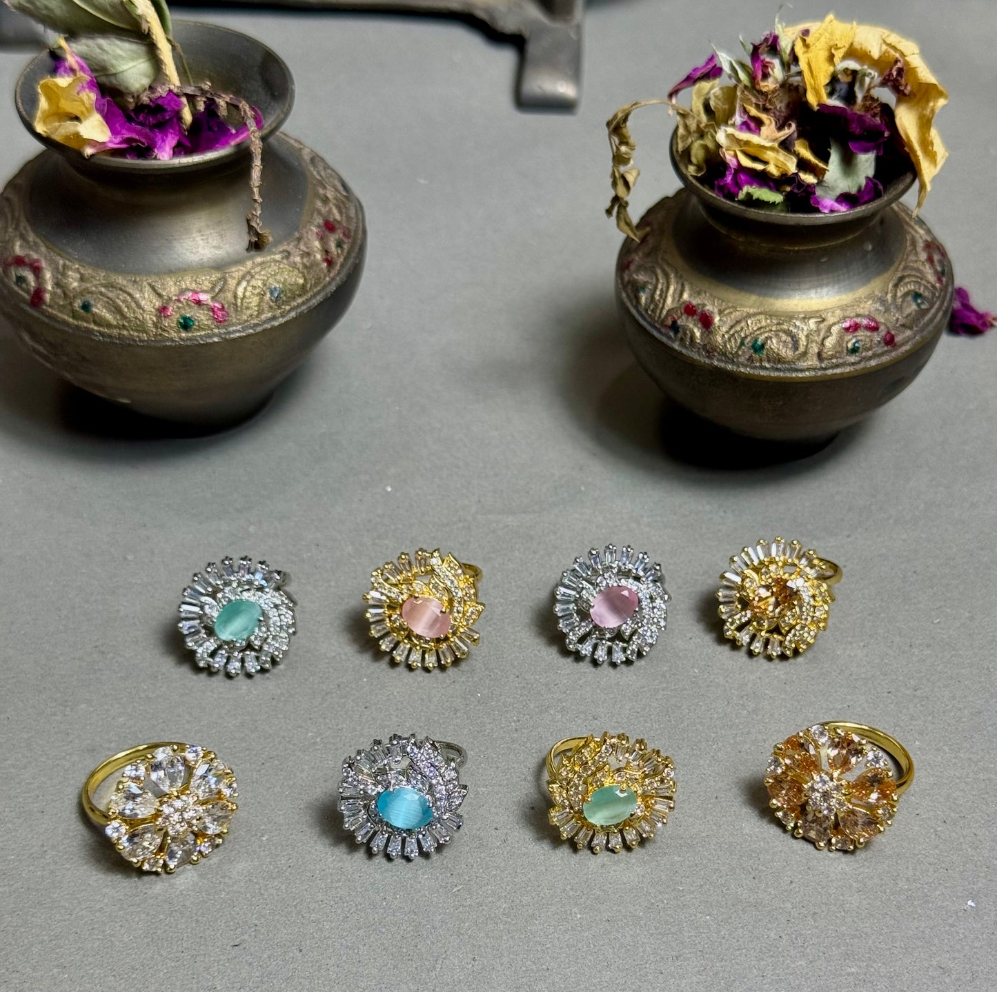 American Diamond 1 karat Rings