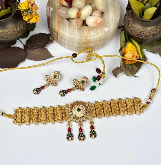 Rajwadi Classy Choker Set