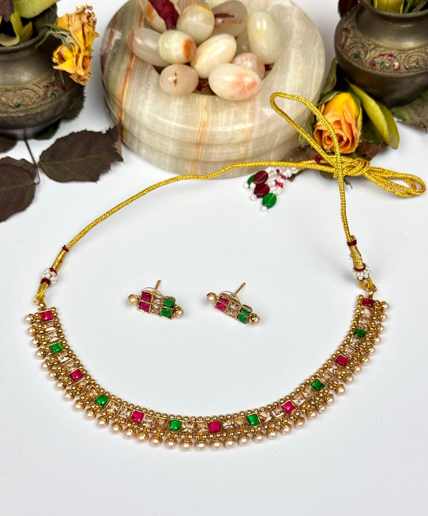 Rajwadi Necklace set