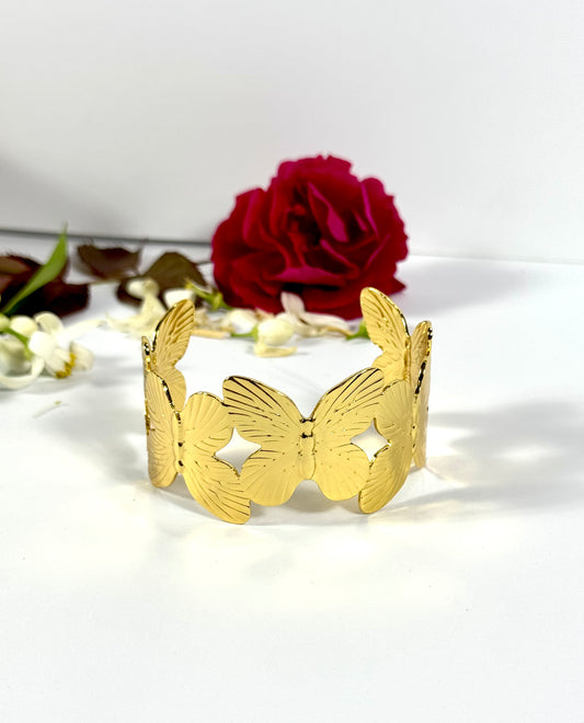 Stainless steel Butterfly Bangles