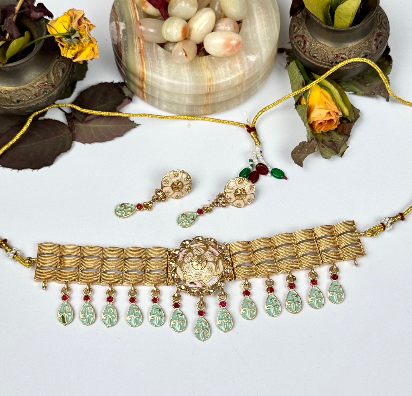 Rajwadi Kainat Choker set