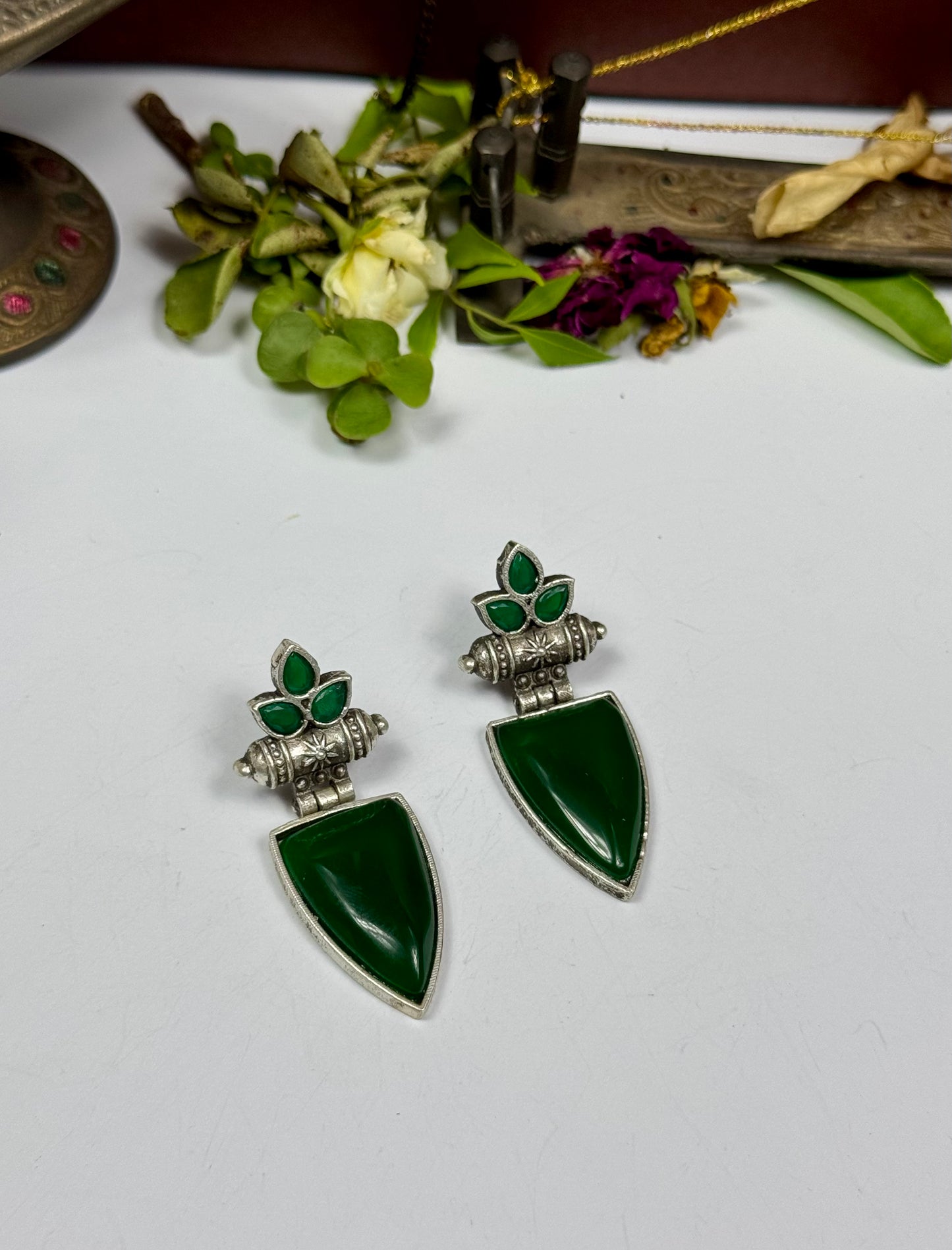 Premium Oxidised Tehzeeb Earrings