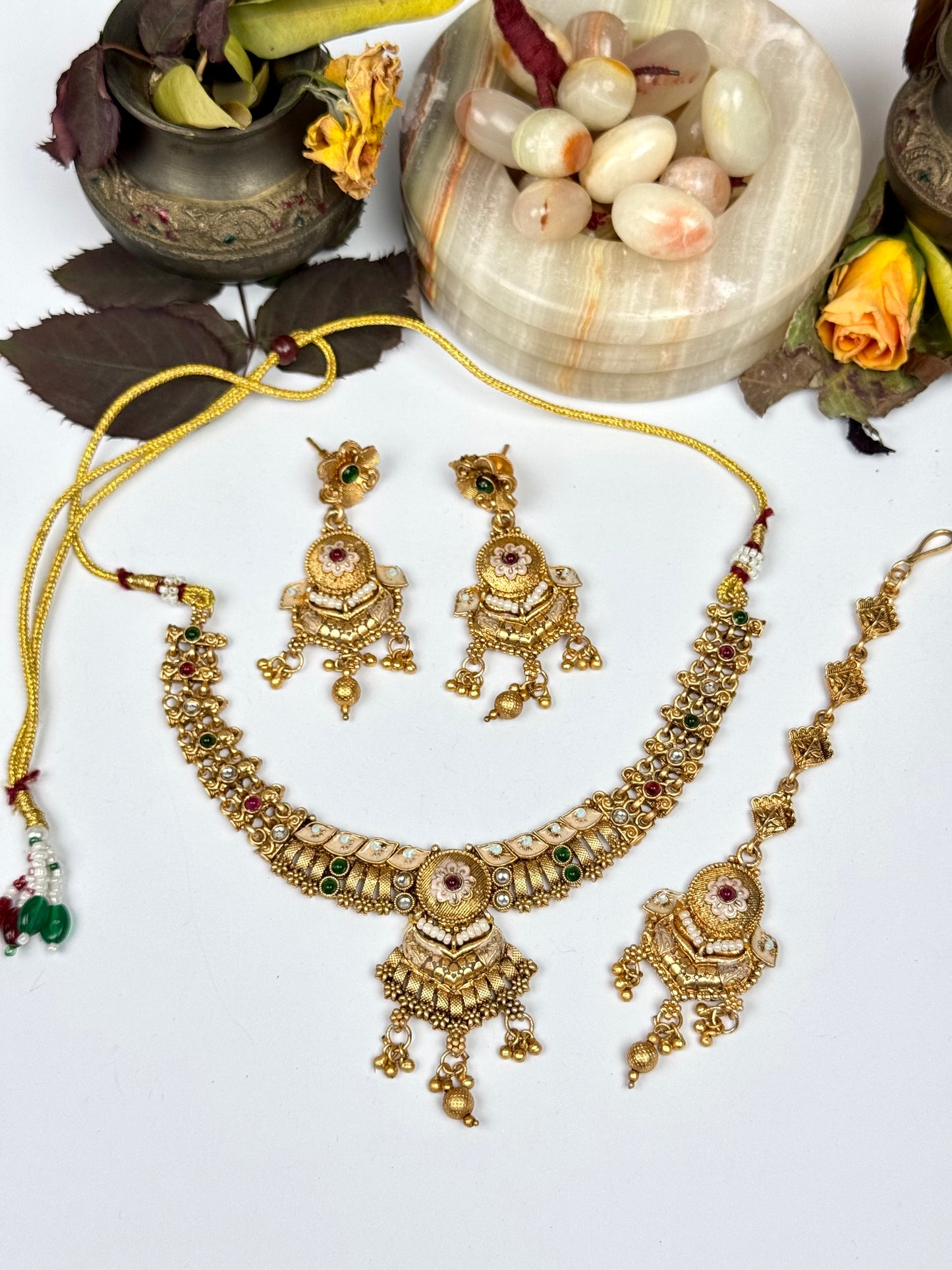 Rajwadi Necklace set