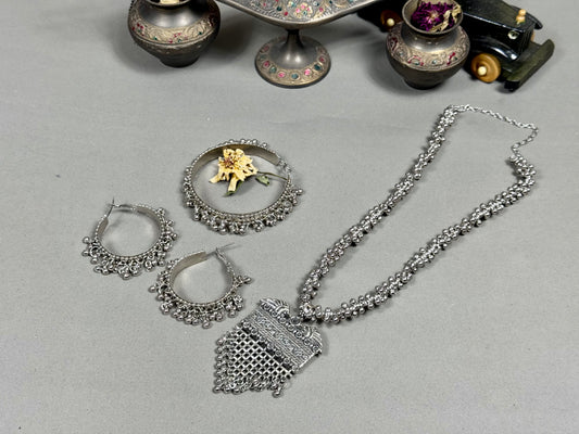 Oxidised beads Combo Mala set