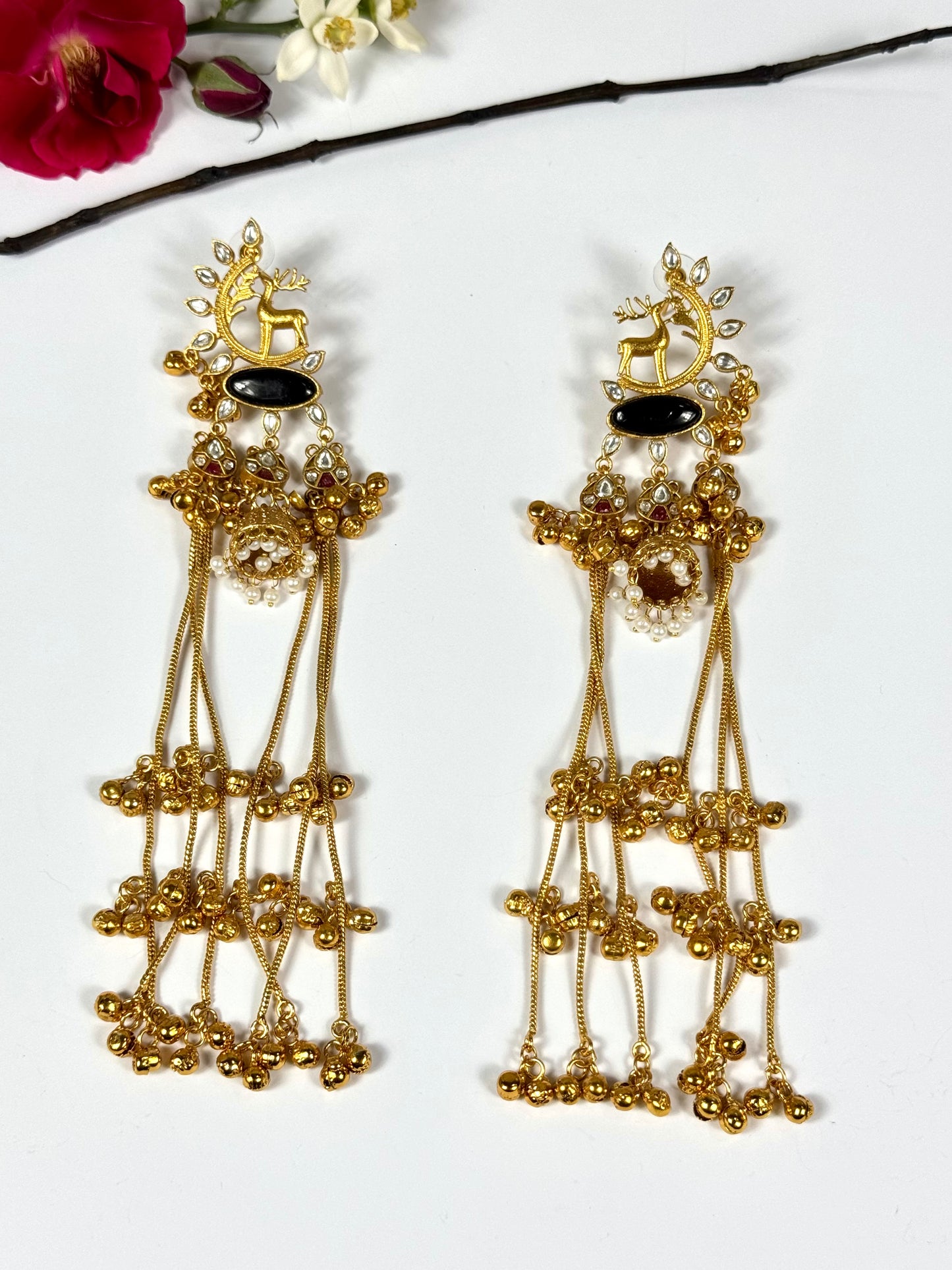 Kasmiri Brass Made premium Designer Earrings