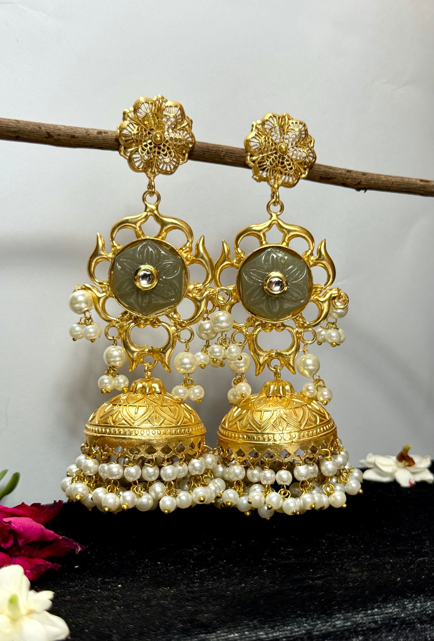 Premium Brass Musarrat Jhumka
