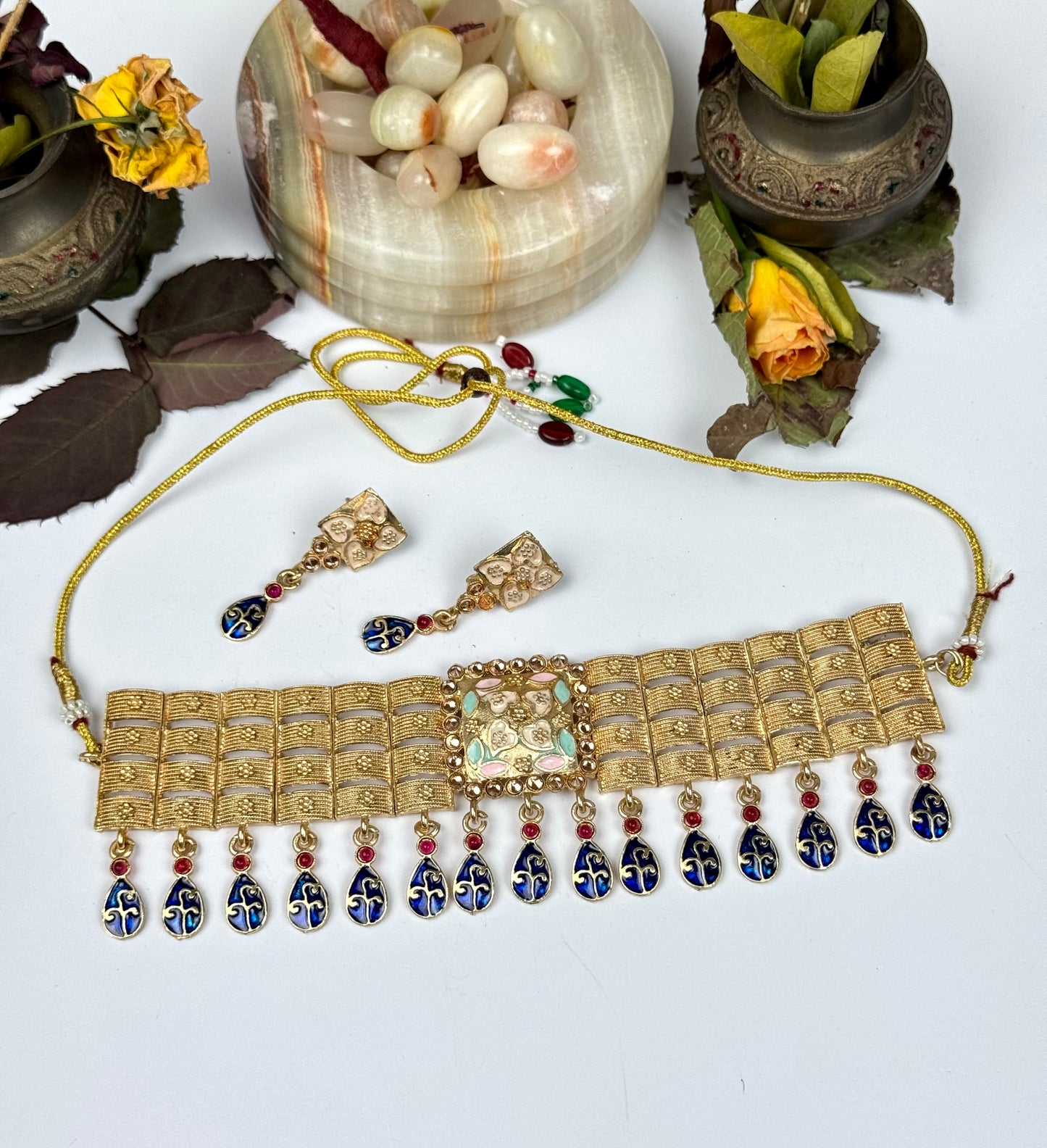 Rajwadi Rani Choker set