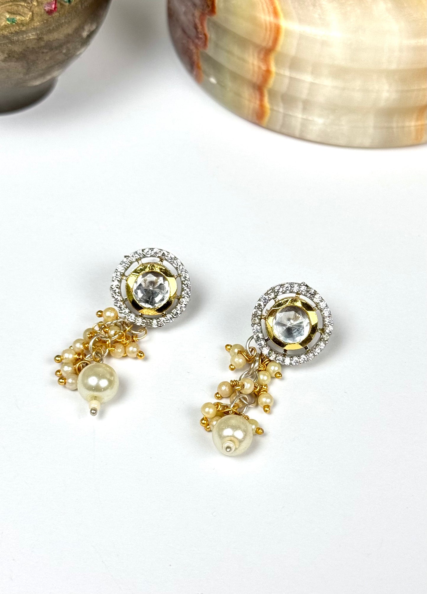 Imported Kundn Zircon Tops