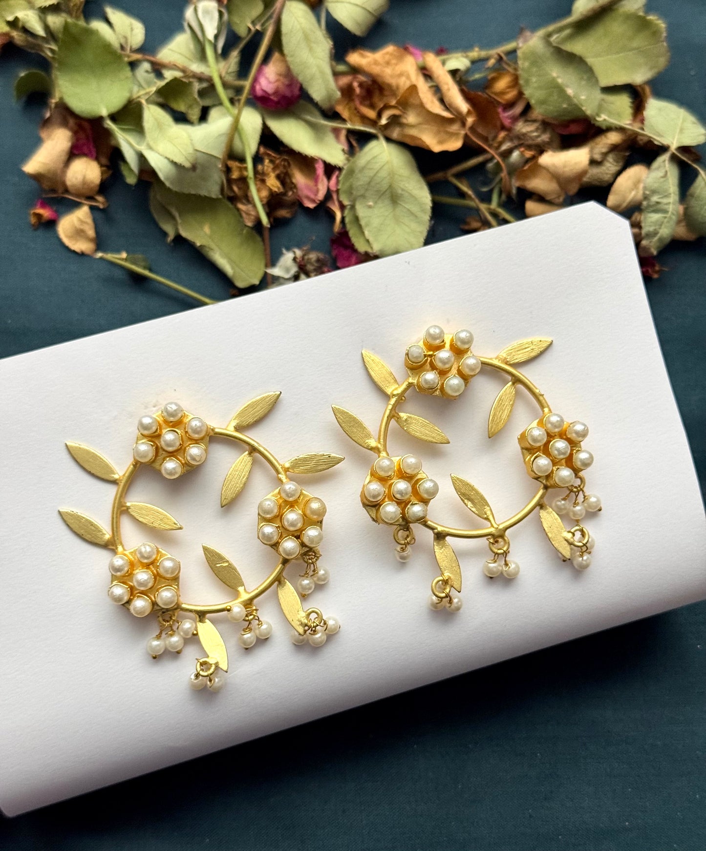 Premium Brass Mahjabeen Earrings