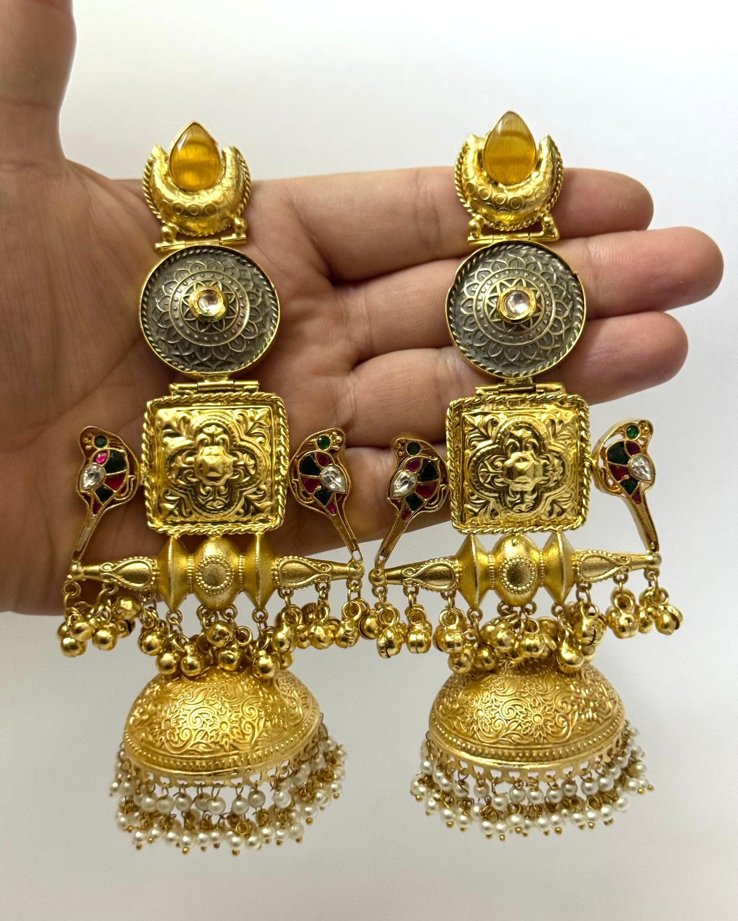 Premium Oxidised kasmiri Jhumka
