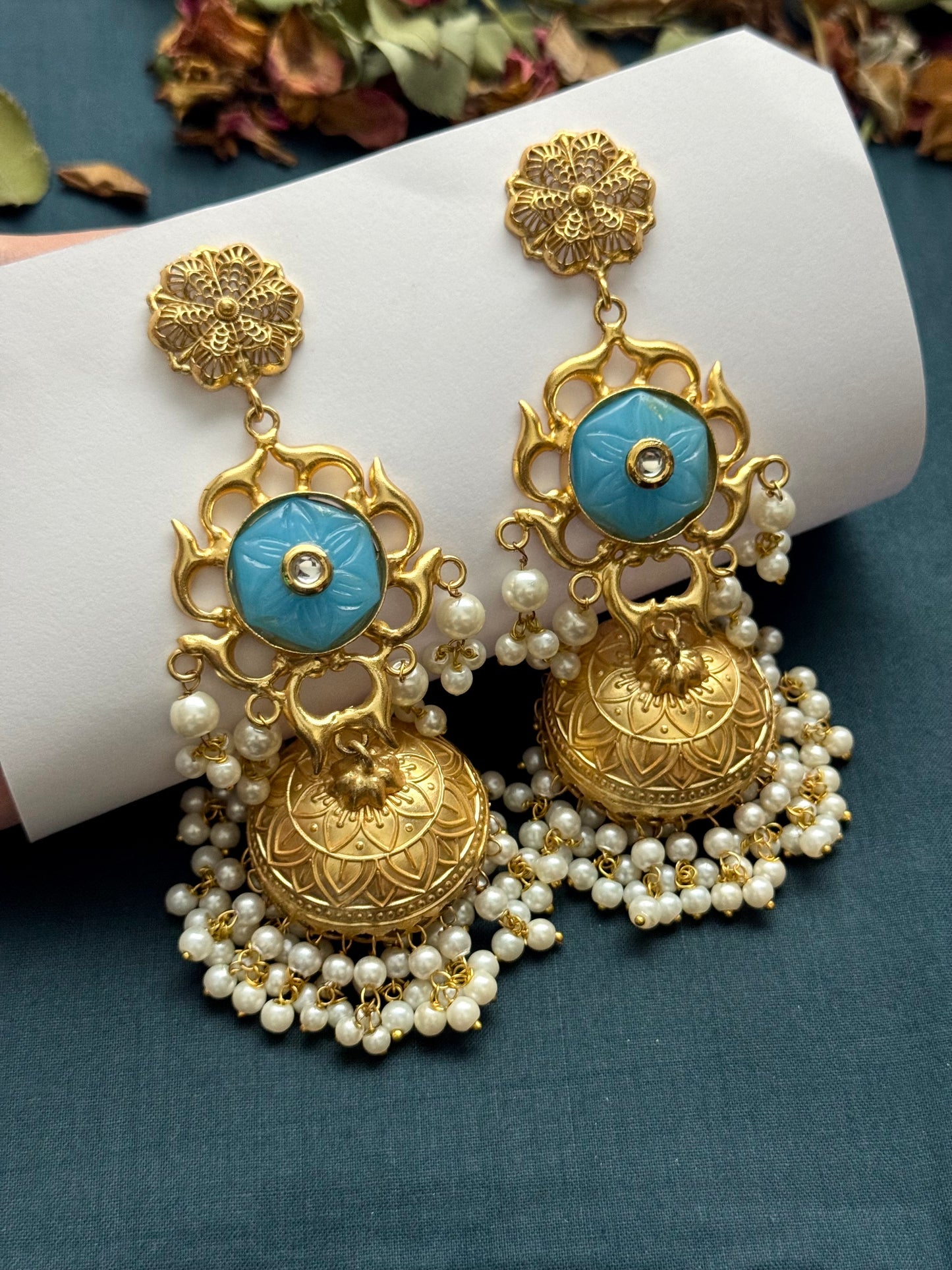 Premium Brass Musarrat Jhumka