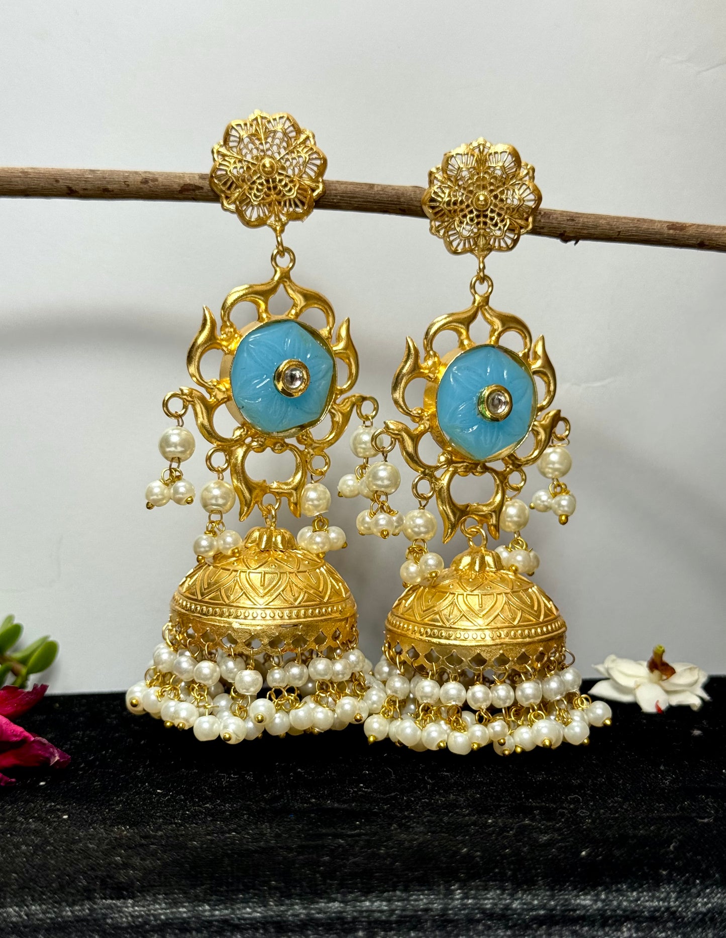 Premium Brass Musarrat Jhumka