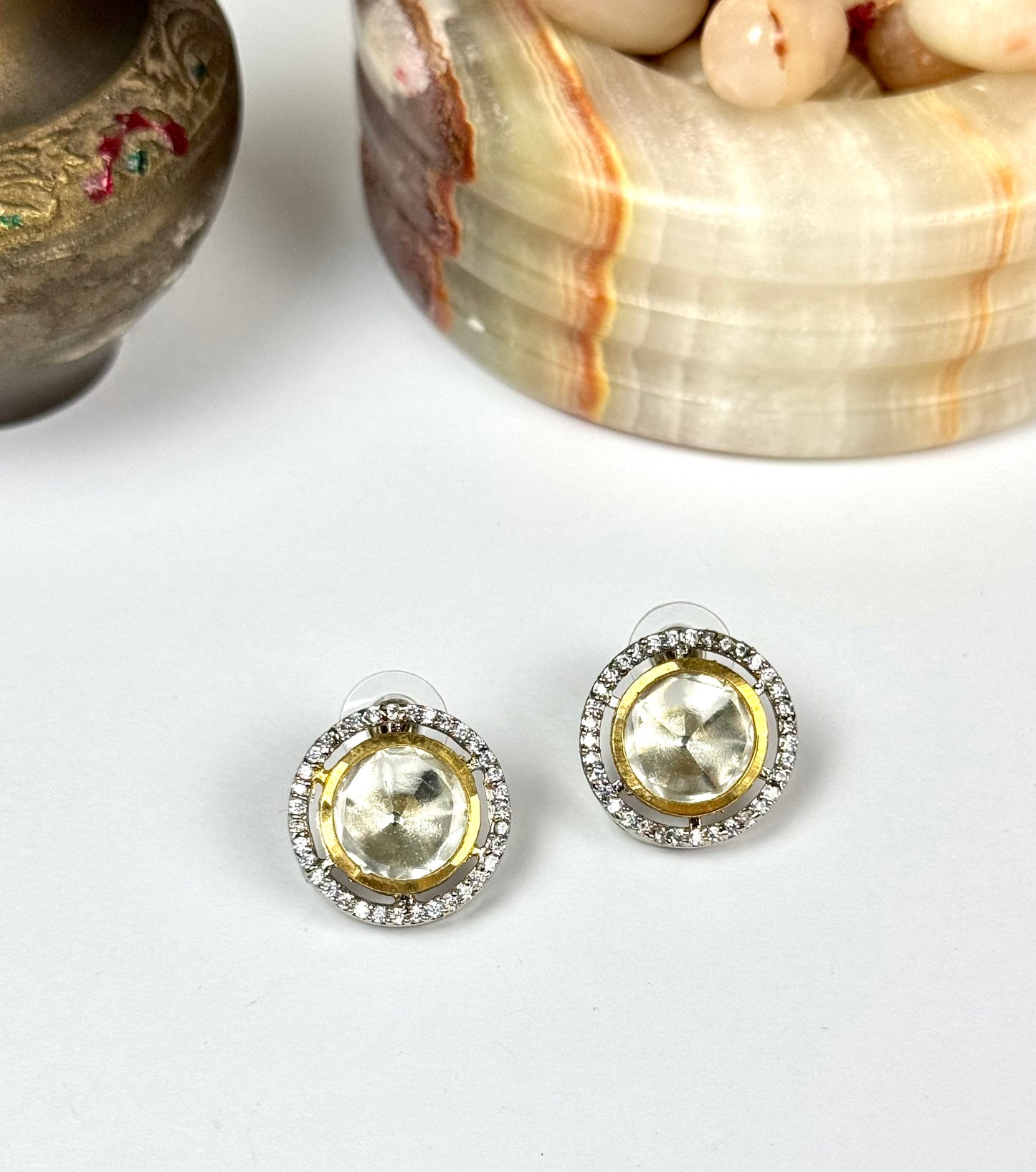 Imported Kundn Zircon Tops