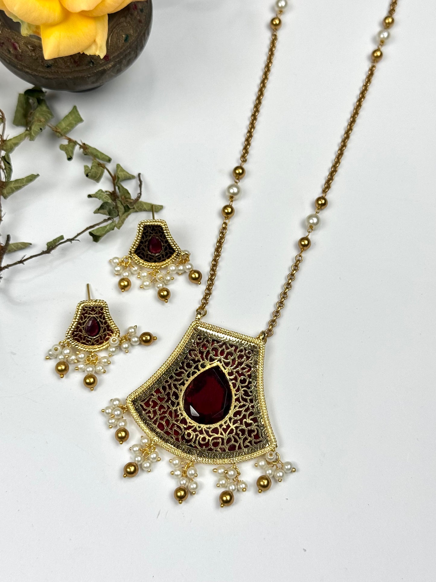 Premium oxidised Brass Made set