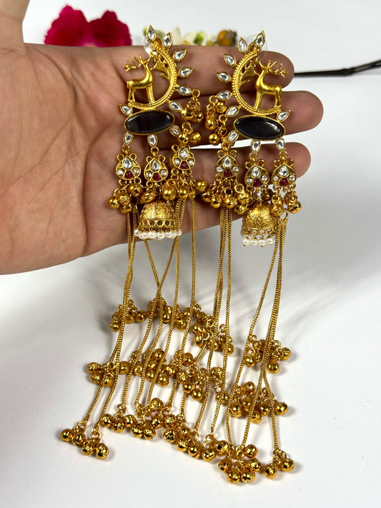 Kasmiri Brass Made premium Designer Earrings