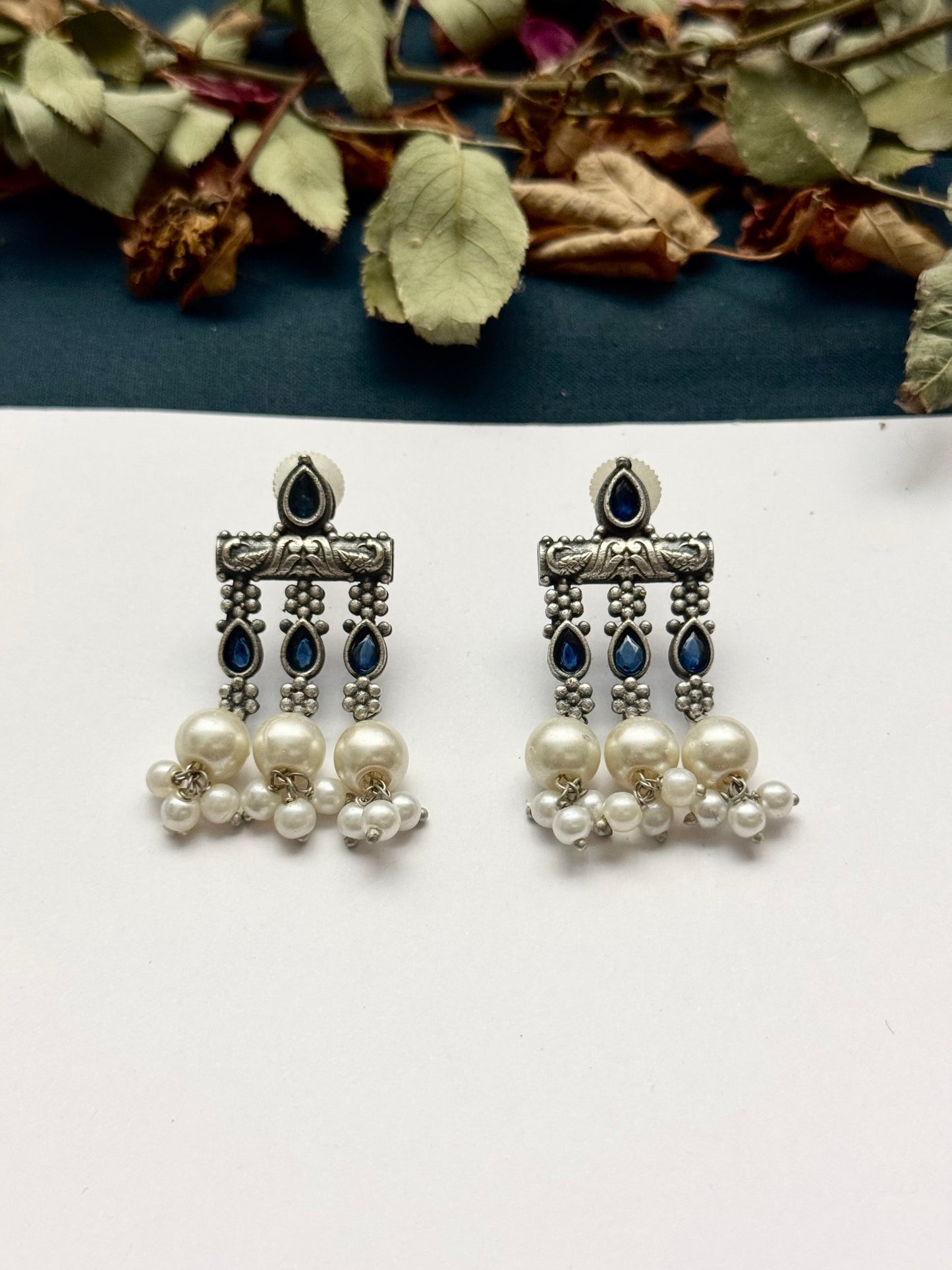 Premium brass made Oxidised Earrings
