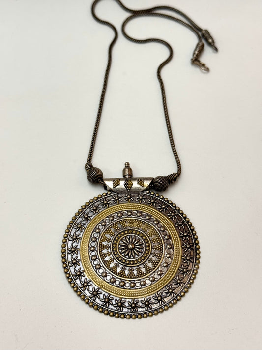 Premium oxidised pendant