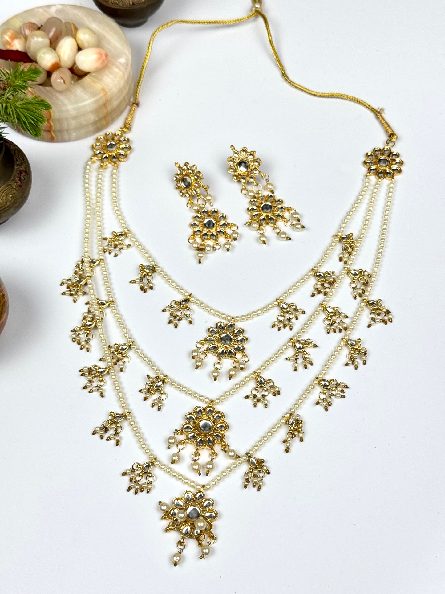 Imported Kundn 3 layers Mala set