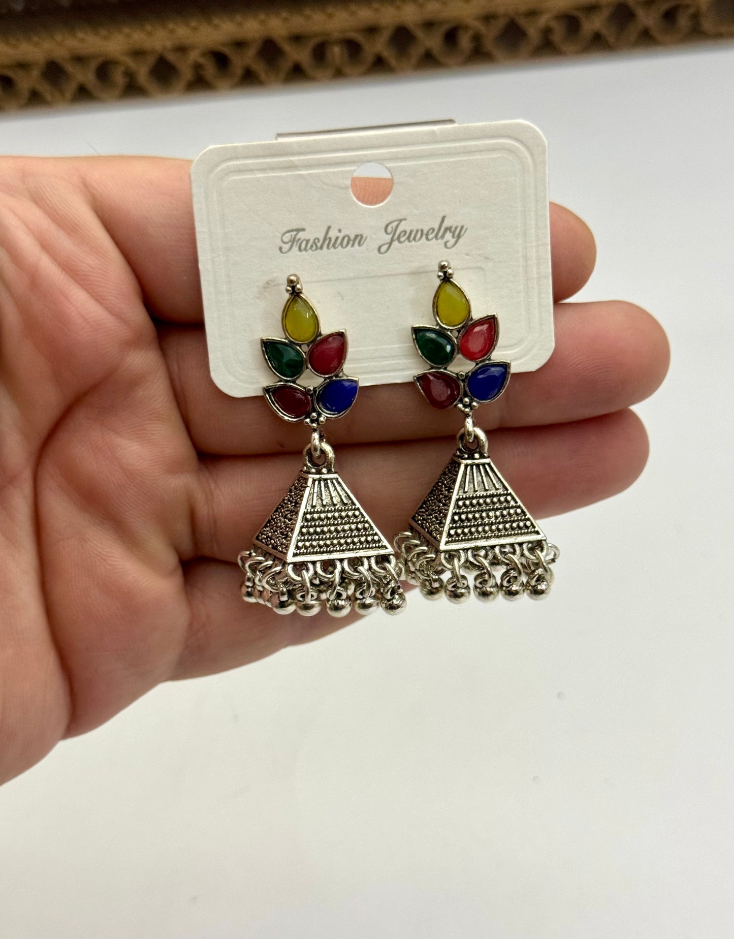 Chinese in budget Oxidised Earrings