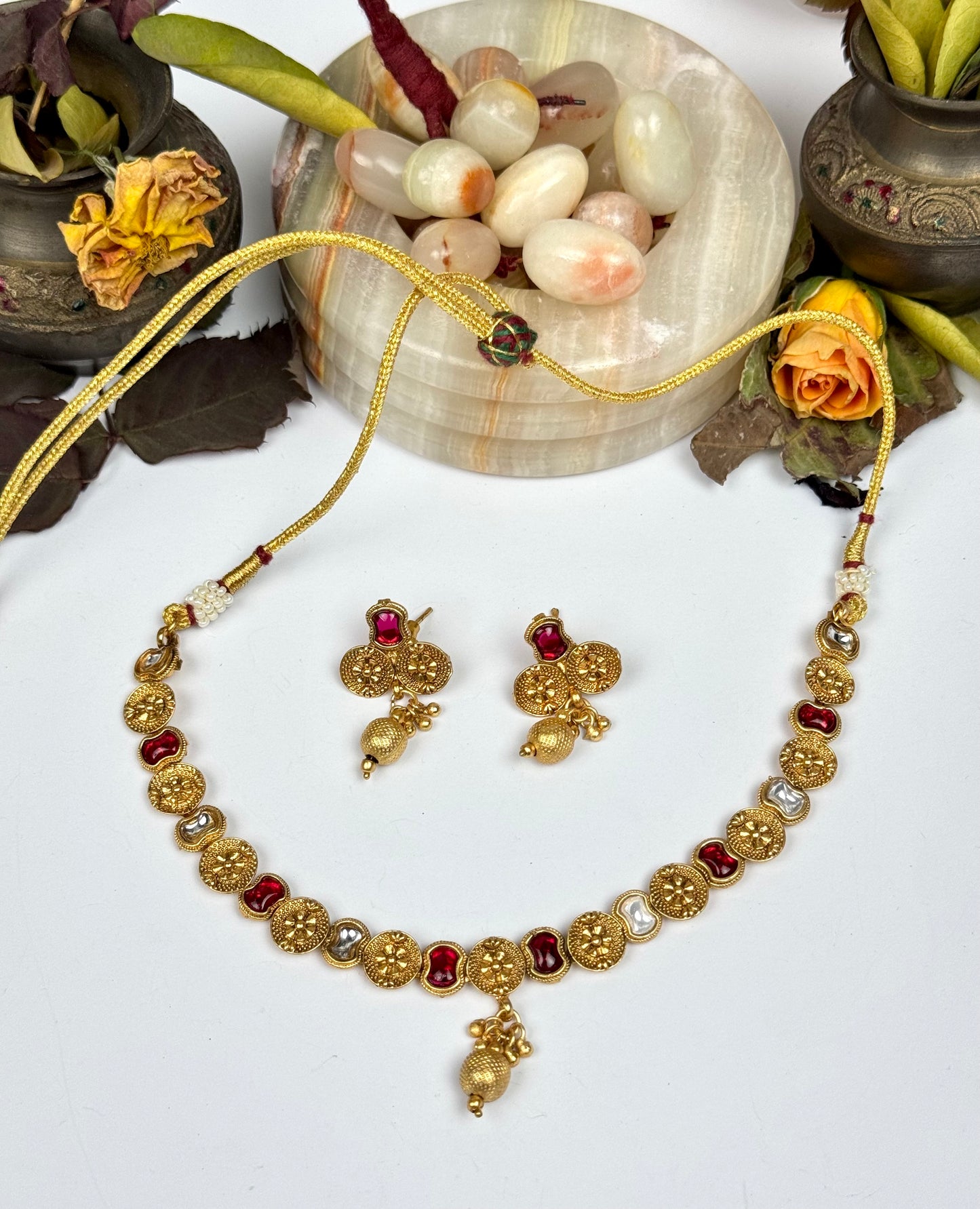 Rajwadi Necklace set