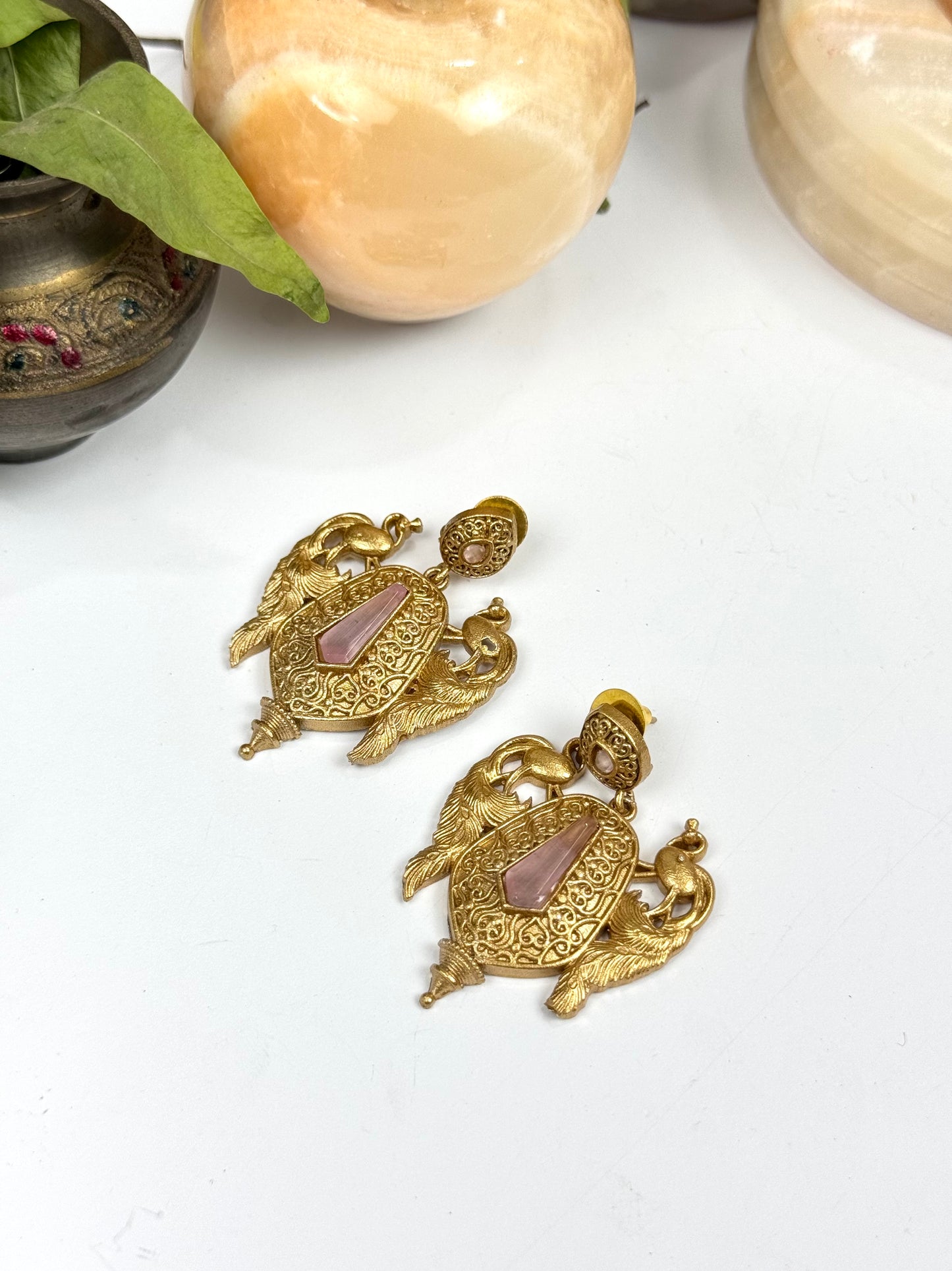 Premium Brass made oxidised Earrings