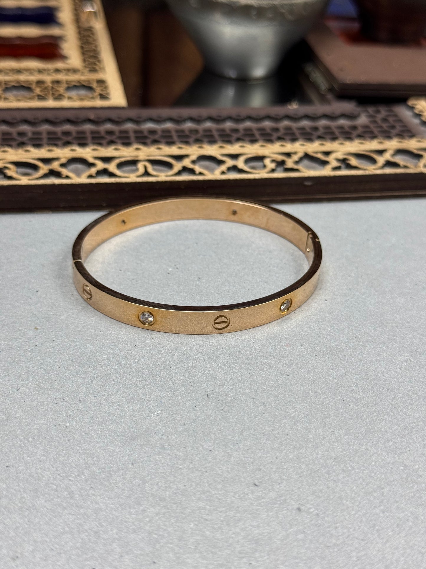 Stainless steel bangle