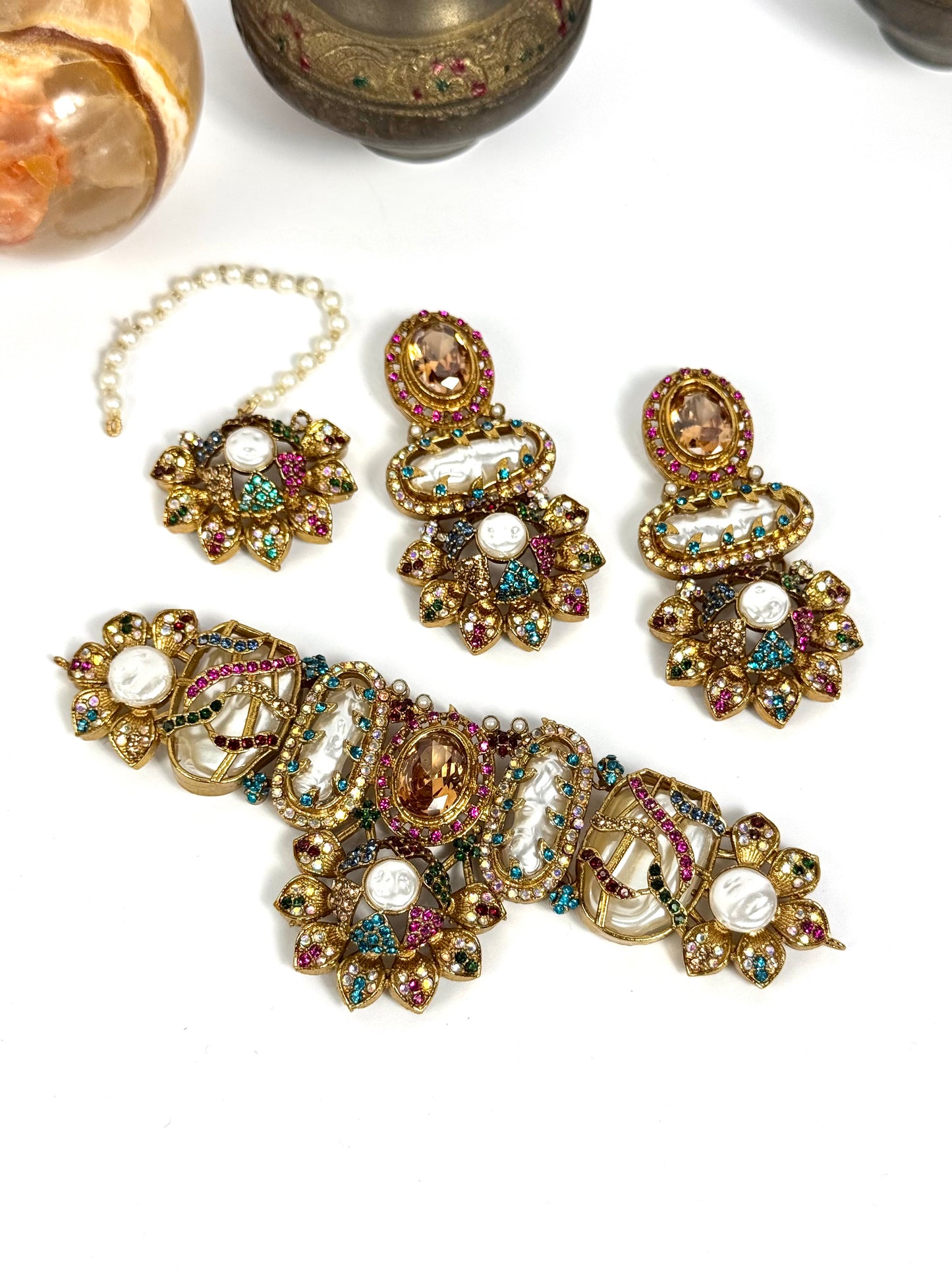 Turkish Aliya Choker set