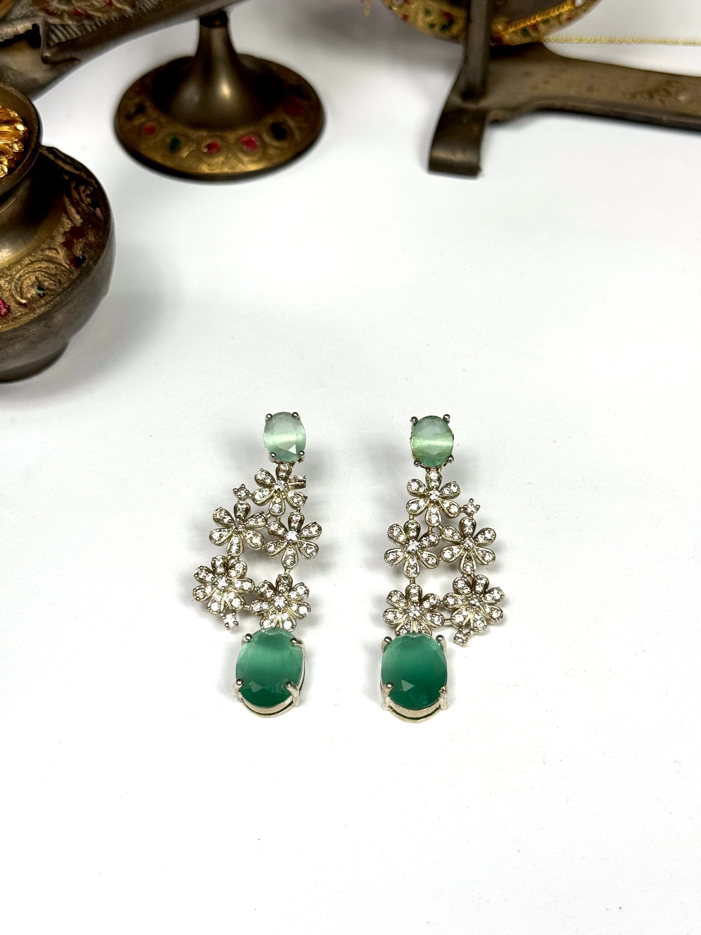 American Diamond 1 karat Earrings