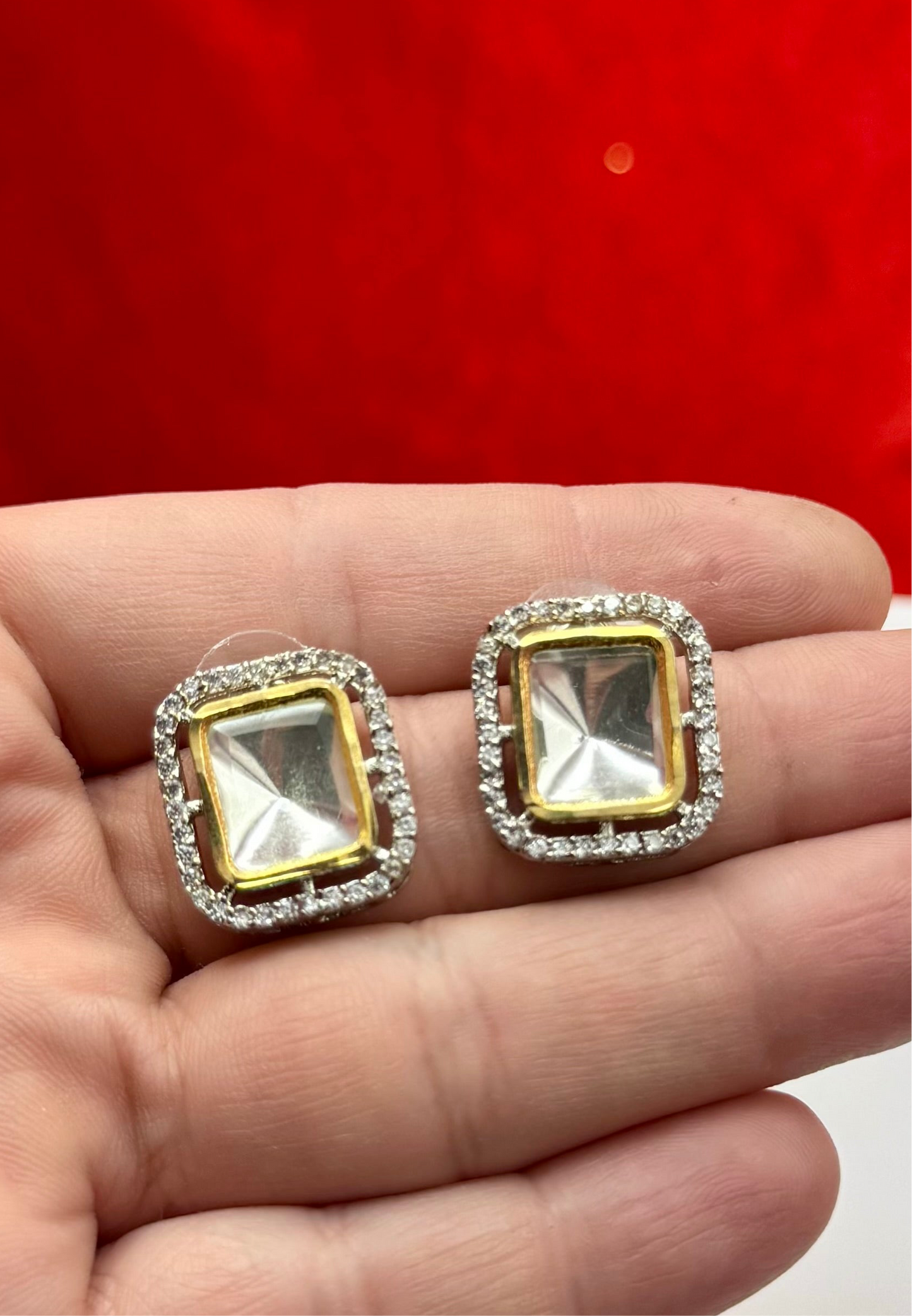 Imported Kundn Zircon Tops