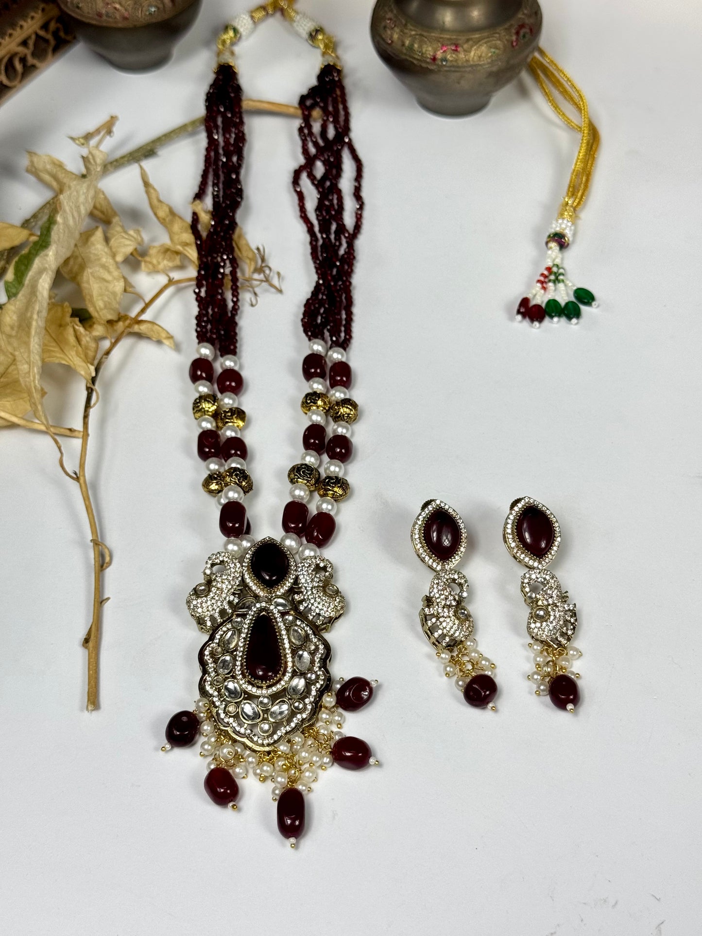 Imported Premium Kundn Mala Set