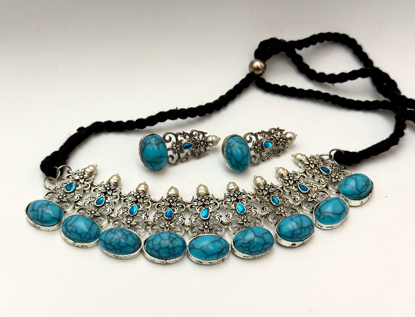 Oxidised Sultana Set