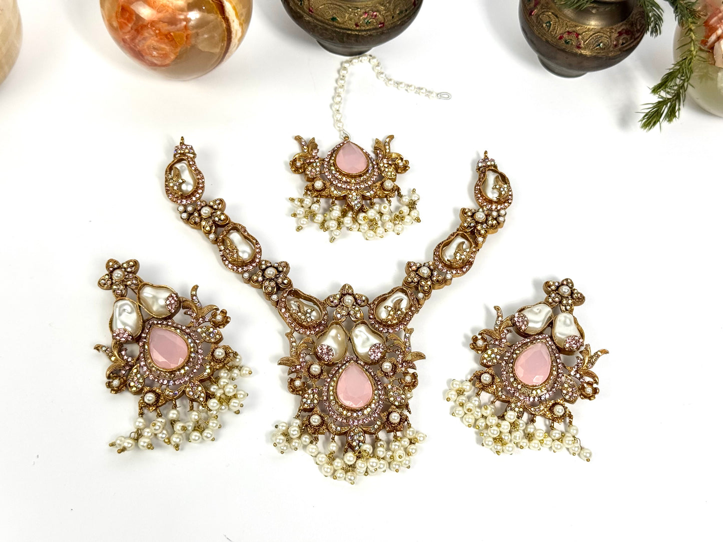 Turkish Jahan Ara Necklace Set