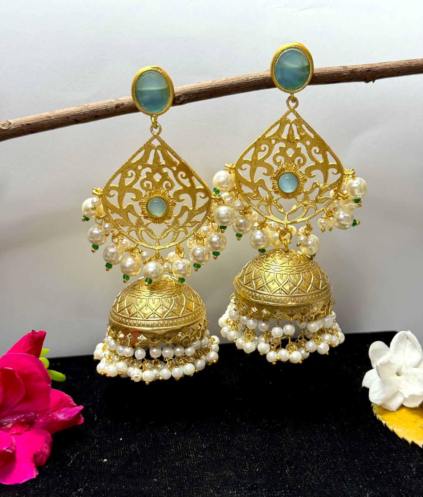 Premium Brass sara Jhumka
