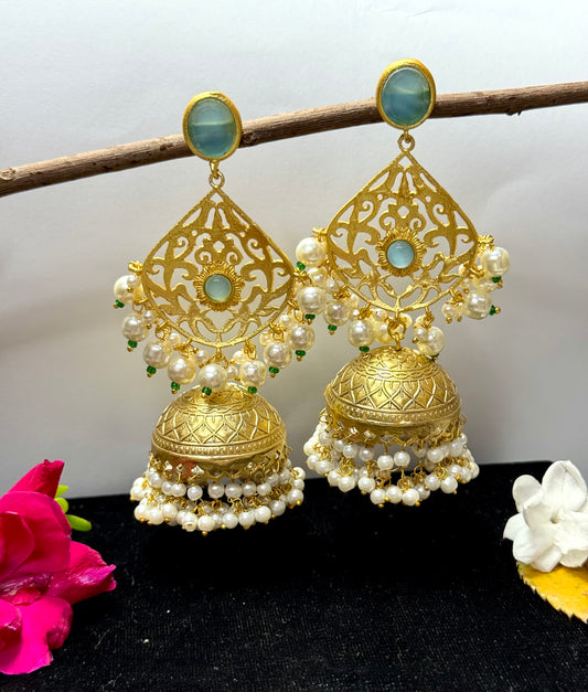 Premium Brass sara Jhumka