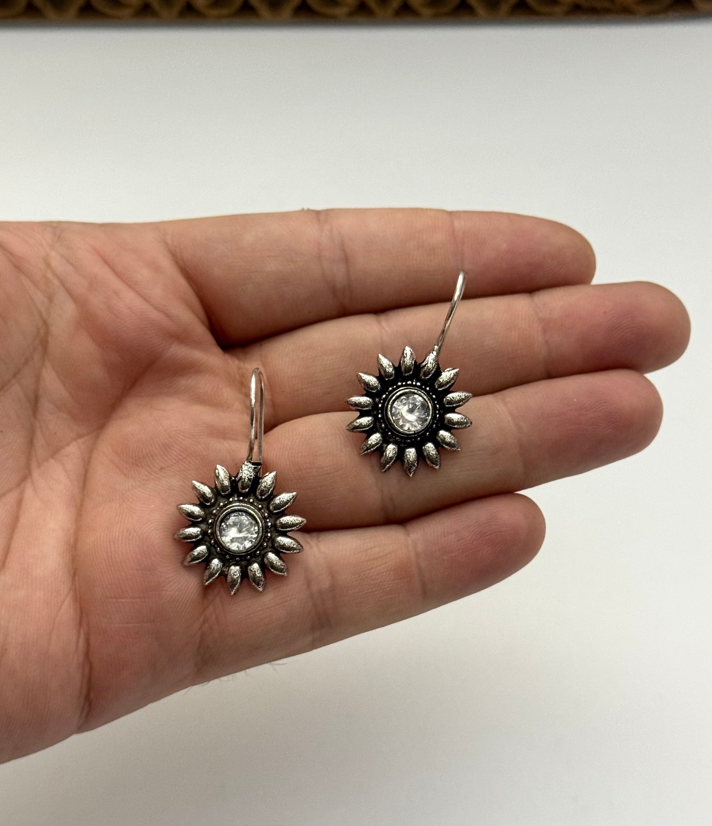 Premium oxidised Brass made Earrings