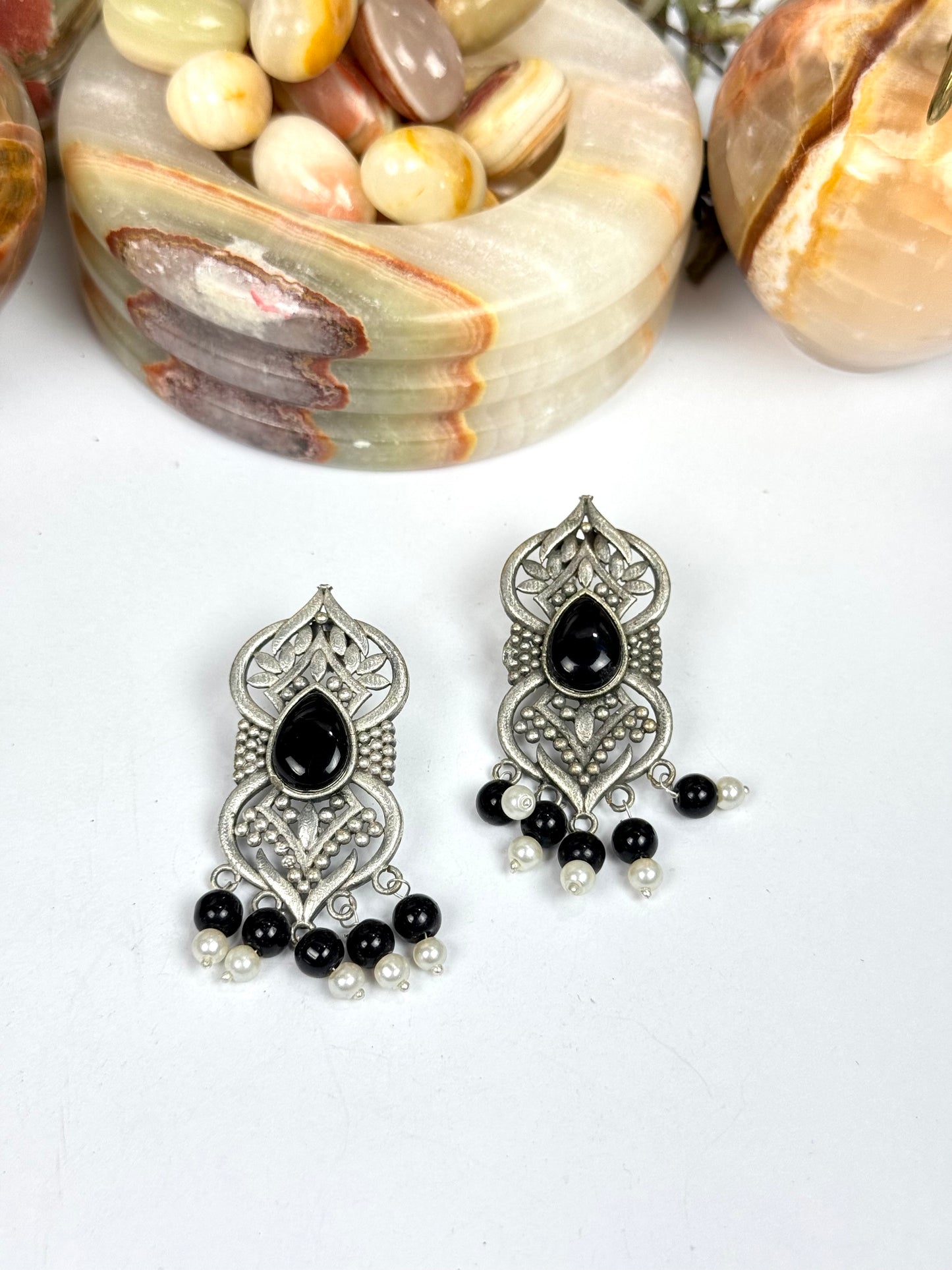 Premium Brass made Oxidised Earrings