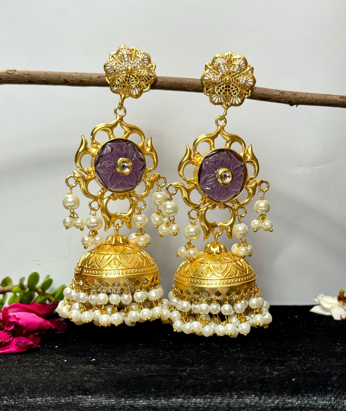 Premium Brass Musarrat Jhumka