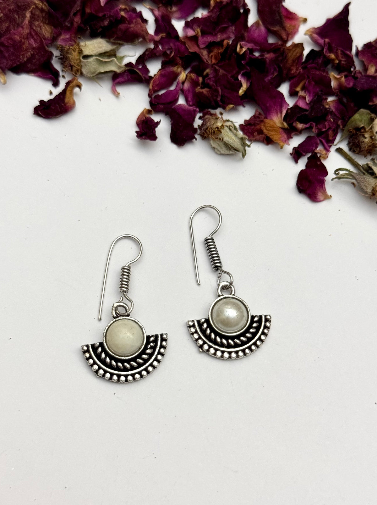 Premium Brass made Oxidised Mini Earrings