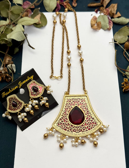Premium oxidised Brass Made set