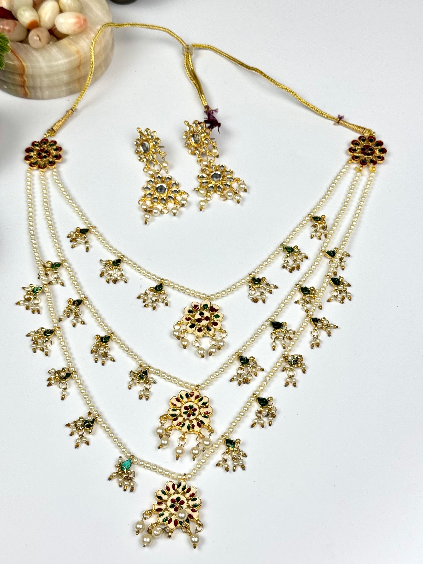 Imported Kundn 3 layers Mala set