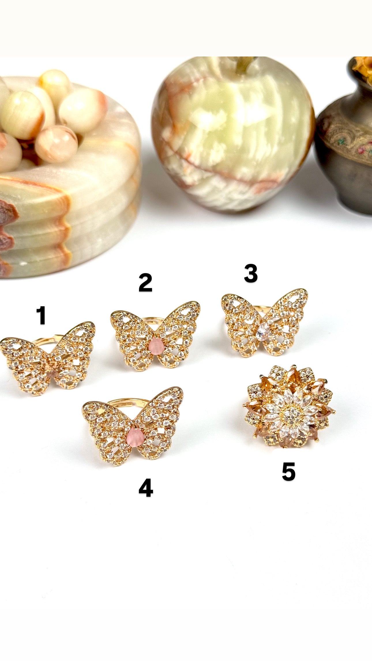 Premium American Diamond zarocon Rings