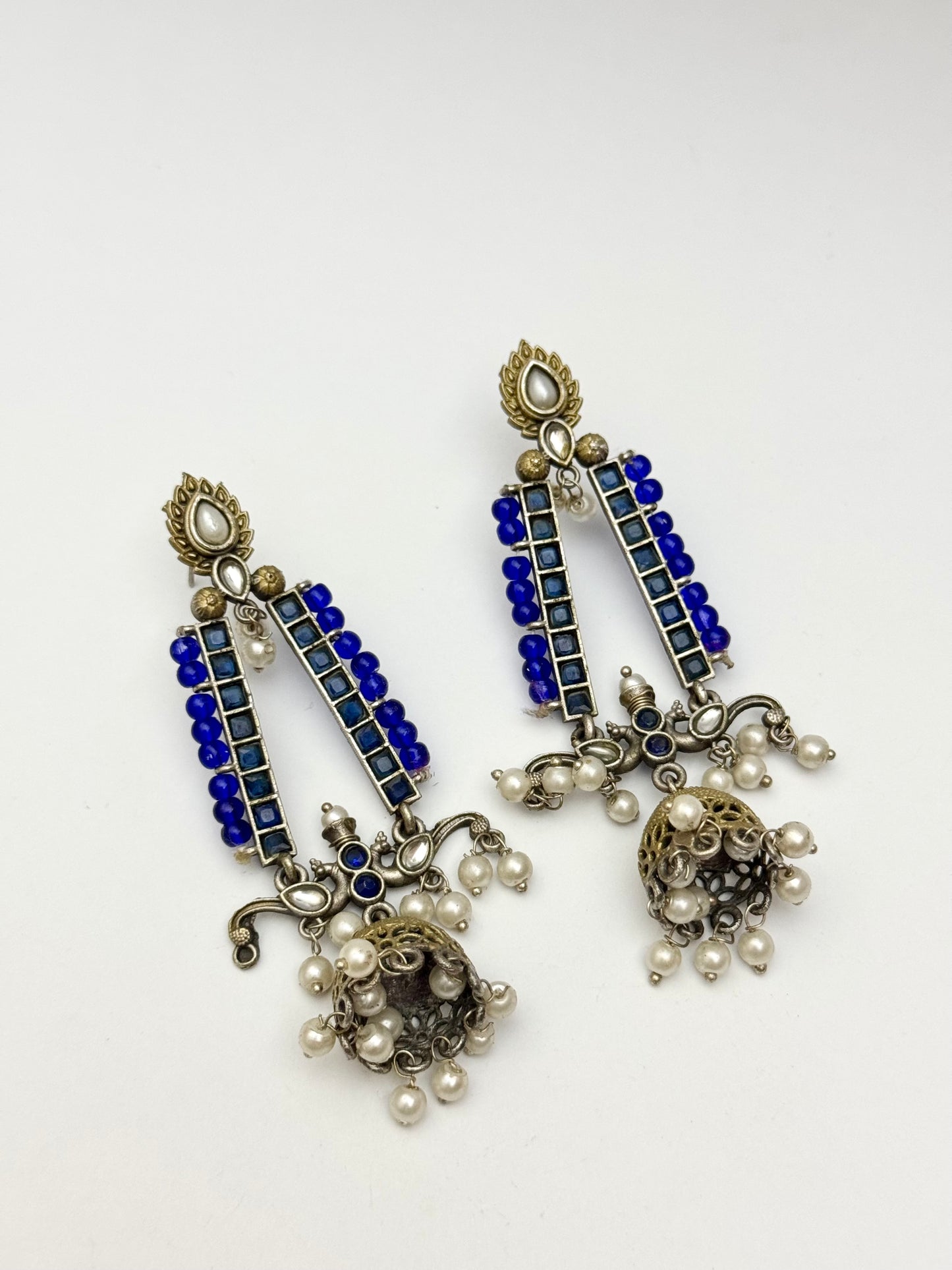 Premium Brass made Oxidised Jhumka