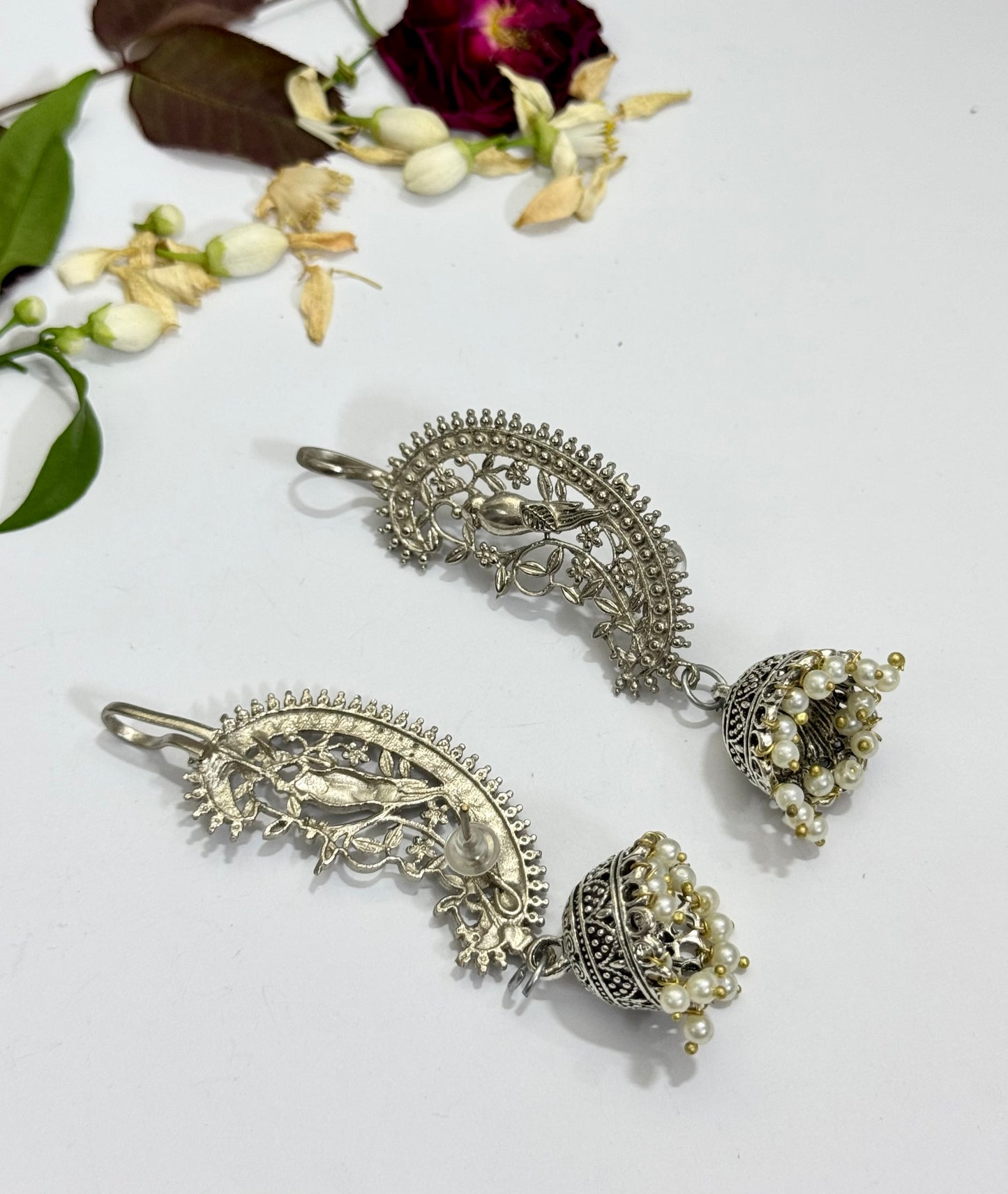 Tribal Kashmala Earcufs Jhumka