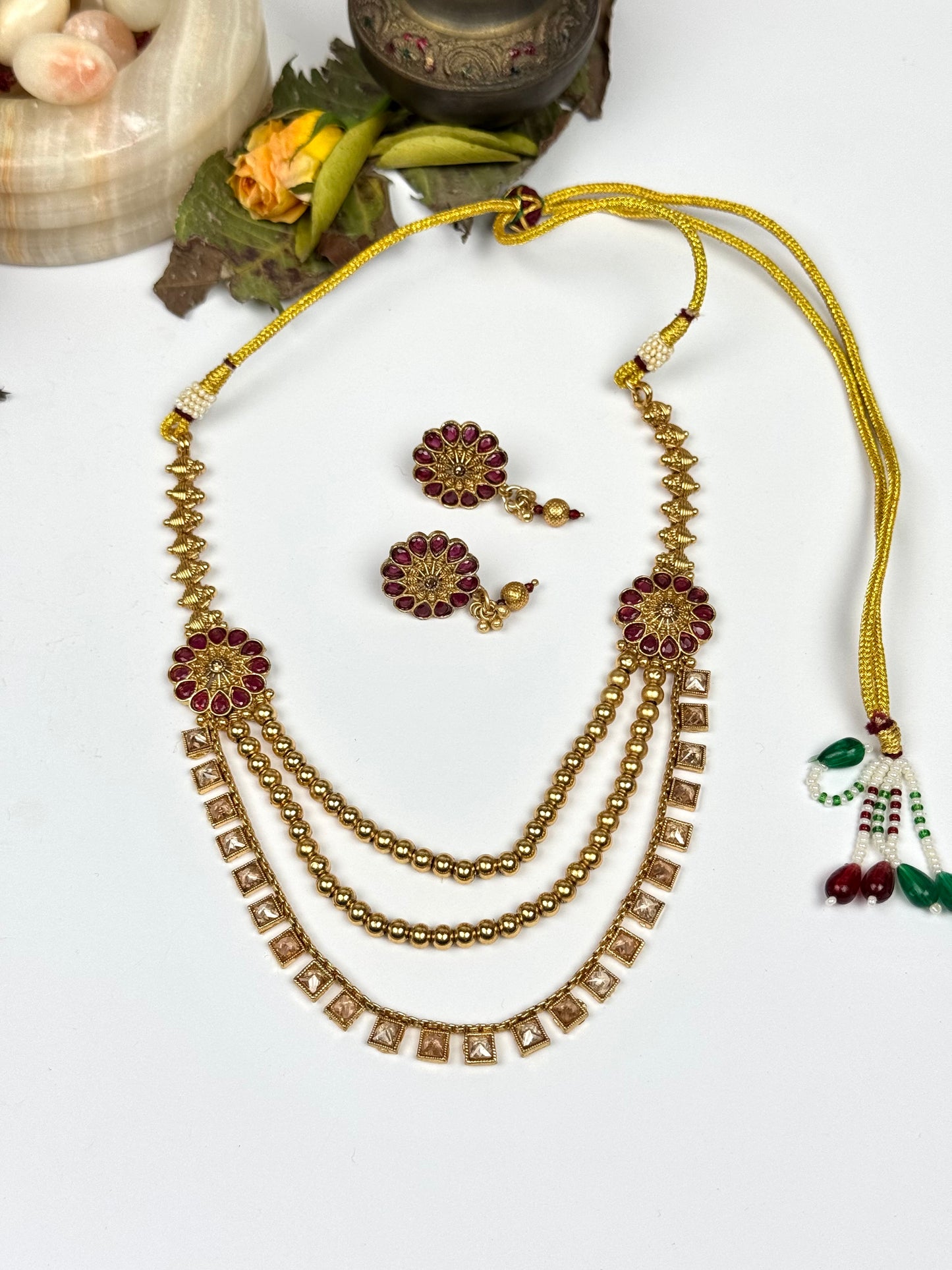 Rajwadi Designer Mala set