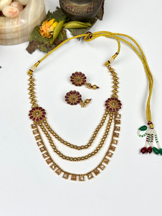Rajwadi Designer Mala set