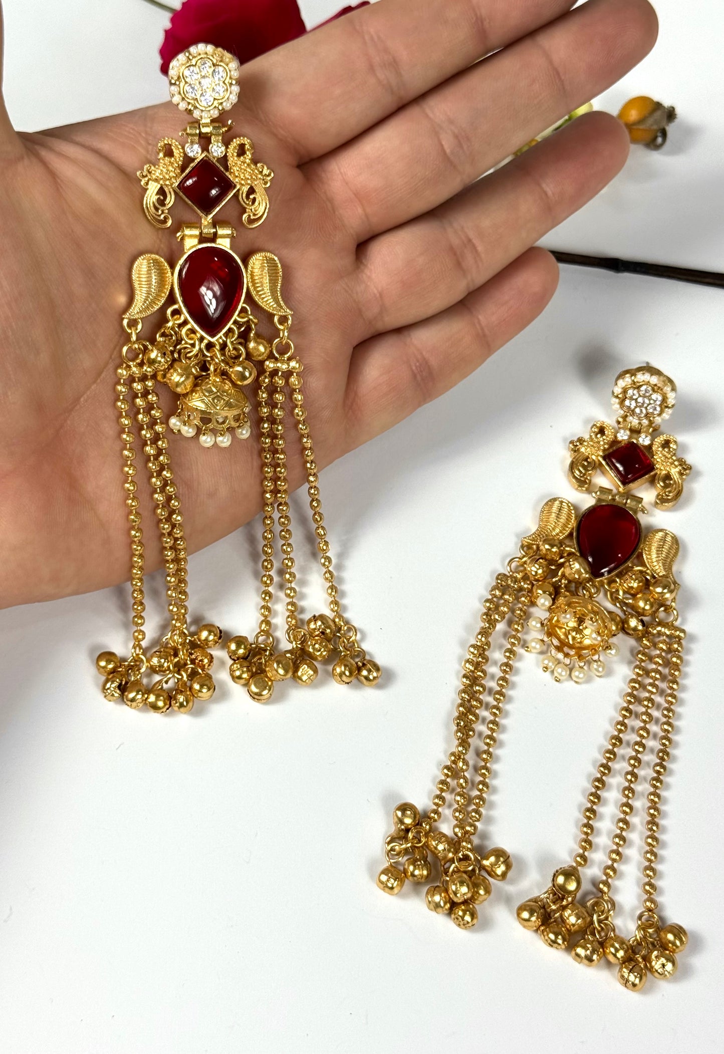 Kasmiri Brass Made Premium Earrings