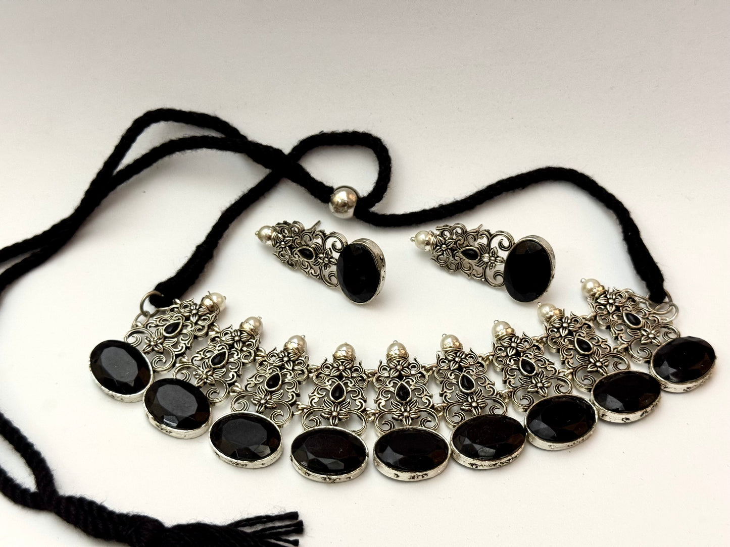 Oxidised Sultana Set