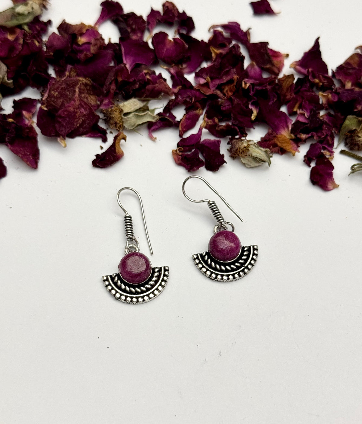 Premium Brass made Oxidised Mini Earrings