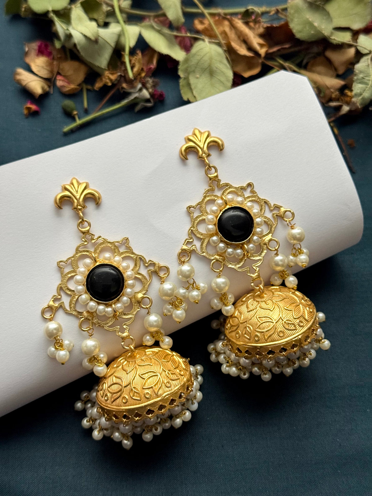 Premium Brass Safeena Jhumka